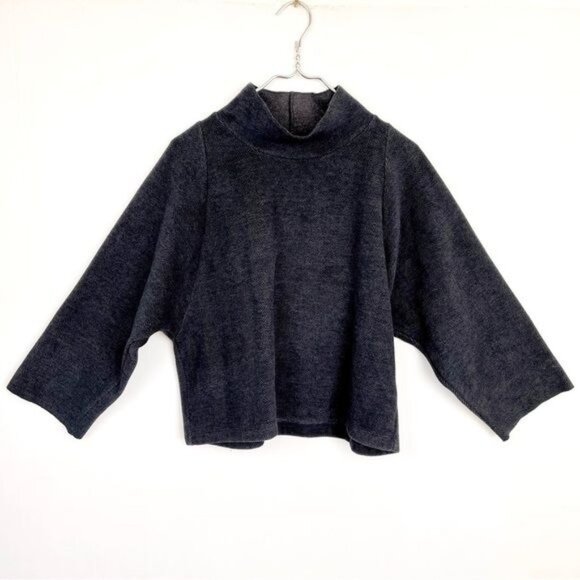 Madewell Mock Neck Wool Blend Pullover Sweater Knit Top  Size Small E5121 - Picture 1 of 7